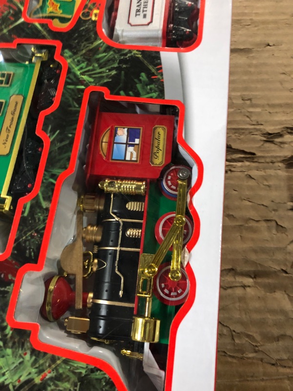 Photo 3 of BELLOCHIDDO Toy Train steam Engine Electric Train Sets for Kids Toys Birthday  