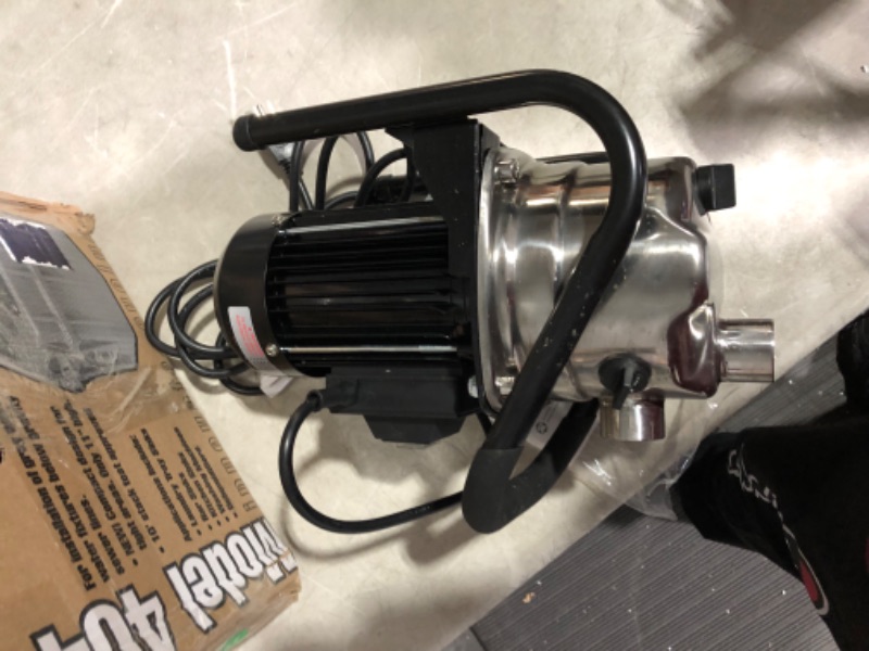 Photo 5 of ***USED - DIRTY - LIKELY MISSING PARTS - UNABLE TO VERIFY FUNCTIONALITY***
Utilitech 1-HP Stainless Steel Lawn Pump 148008