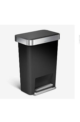 Photo 1 of (READ FULL POST) simplehuman 45 Liter trash can / missing lid 
