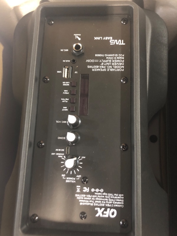 Photo 1 of PBX-800TWS 8-Inch Bluetooth Stereo PA System