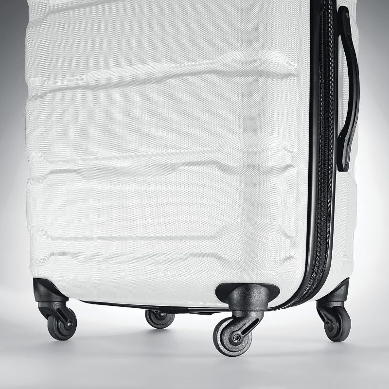 Photo 4 of (READ FULL POST) Samsonite Omni PC Hardside Expandable Luggage with Spinner Wheels, Carry-On 20-Inch, White
