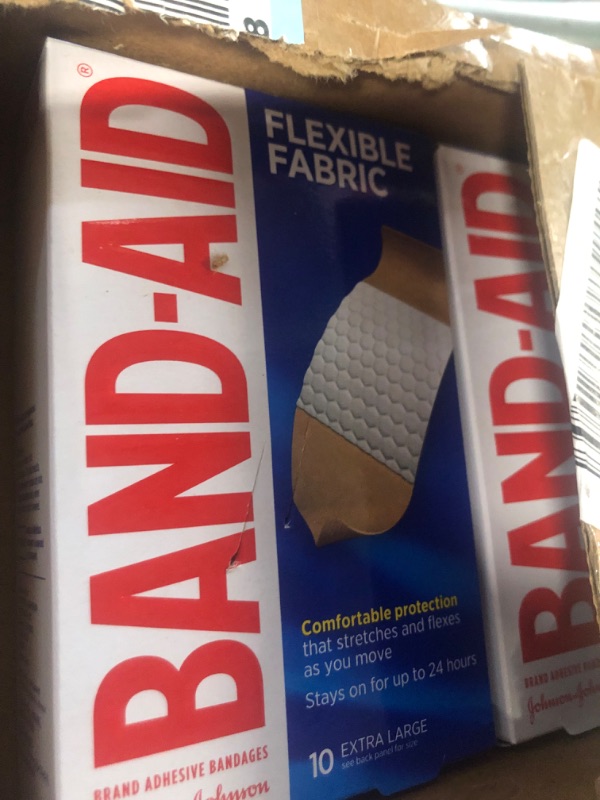 Photo 2 of Band-AID Flexible Fabric Bandages, Extra Large 10 ea (Pack of 2)