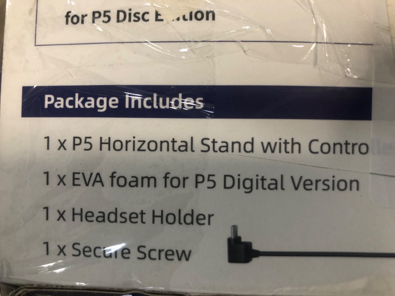 Photo 2 of PS5 Horizontal Stand with 3-Level Cooling Fans for Playstation 5 Console, PS5 Accessories 