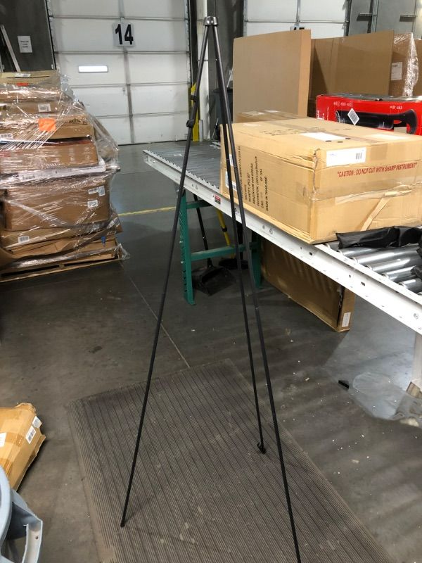 Photo 1 of Quartet Instant Easel 63” Stand, Powder Coated Steel Material, Collapsible, Portable Display Stand for Posters, Signs, and Art, Tripod for Home and Office (29E) Pack of 1 Standard