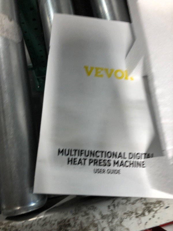 Photo 4 of VEVOR Heat Press 15x15 Inch, 8 in 1 Heat Press Machine with Tumbler Press Hat Press, Swing Away T Shirt Pressing Machine, Digital Heat Press Transfer Machine Sublimation for T-Shirt Hat Cap Mug Plate ?15x15 Inch - 8in1