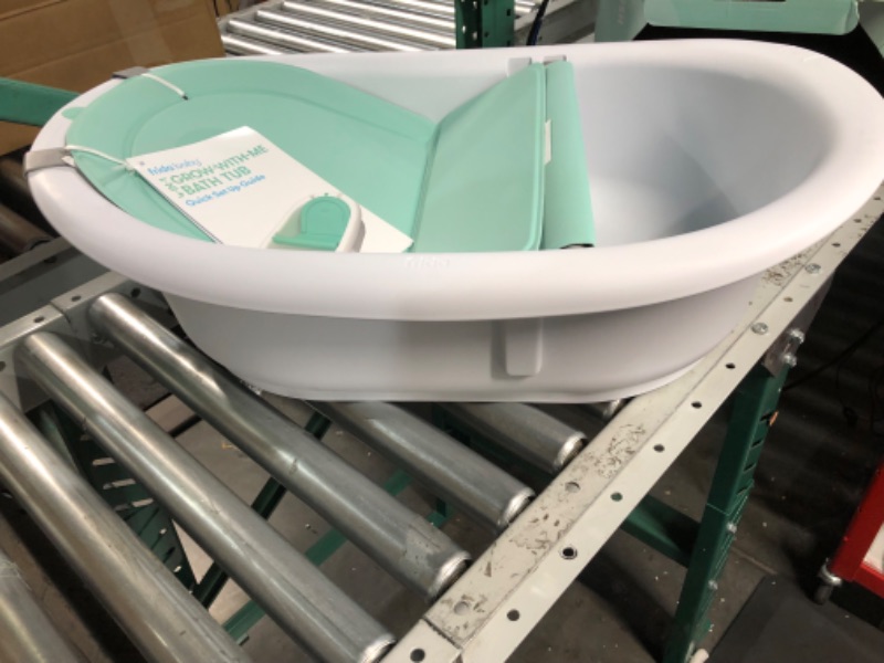 Photo 2 of 4-in-1 Grow-with-Me Bath Tub by Frida Baby Transforms Infant Bathtub to Toddler Bath Seat with Backrest for Assisted Sitting in Tub