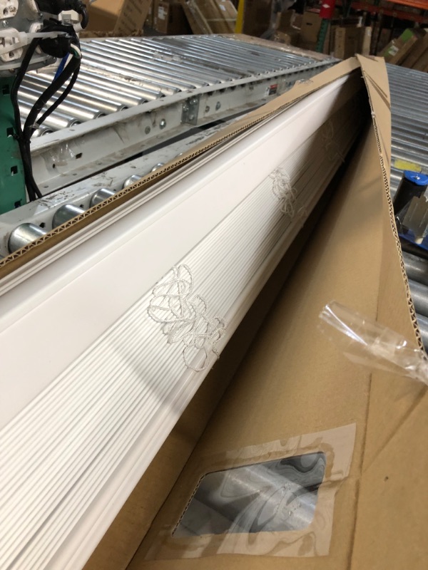 Photo 3 of ***USED***
allen + roth Trim at Home 2-in Slat Width 70-in x 48-in Cordless White Faux Wood Room Darkening Blinds
