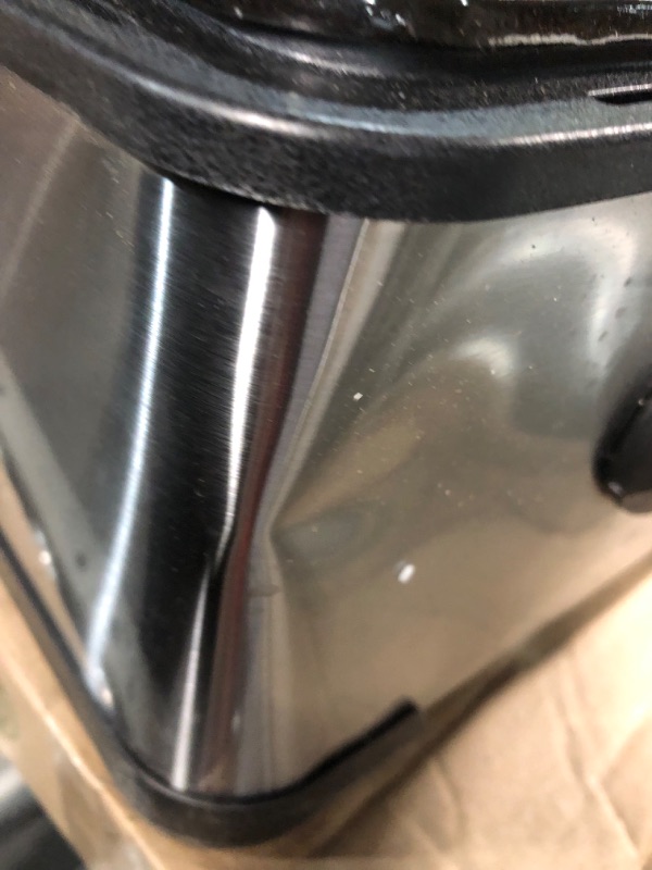 Photo 1 of **nonrefundable***Secura 1700-Watt Stainless-Steel Triple Basket Electric Deep Fryer with Timer Free Extra Odor Filter, 4L/17-Cup