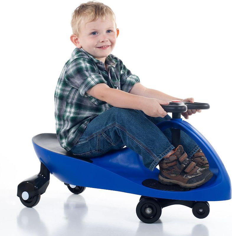 Photo 1 of ***USED - LIKELY MISSING PARTS***
Wiggle Car Ride On Toy – No Batteries, Gears or Pedals – Twist, Swivel, Go 30"L x 13.5"W x 16"H, Blue