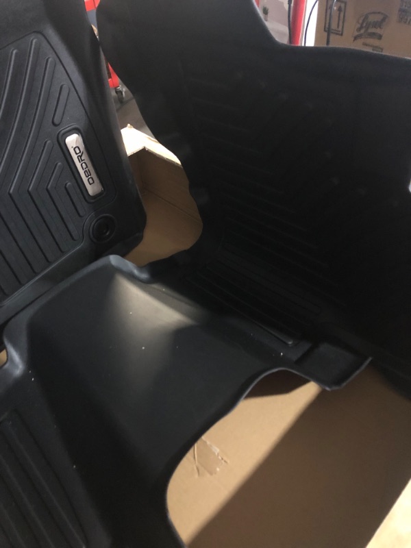 Photo 5 of ***MISSING ONE FRONT MAT***
OEDRO Floor Mats Compatible for 2013-2023 Toyota 4Runner / 2014-2022 Lexus GX460, Unique Black TPE All-Weather Guard ONLY BACK MAT AND ONE FRONT MAT