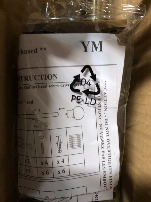 Photo 1 of Heavy Curtain Rod,Adjustable Curtain Rod 1 inch Rods for Windows 28 to 48 inch 