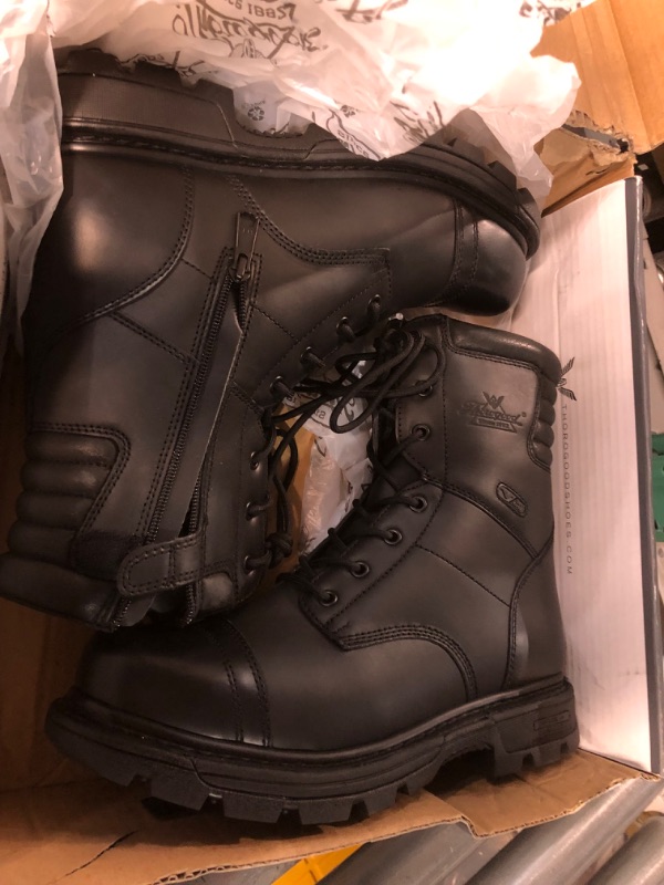 Photo 2 of Thorogood GEN-Flex2 8” Side-Zip Black Tactical Boots for Men and Women 