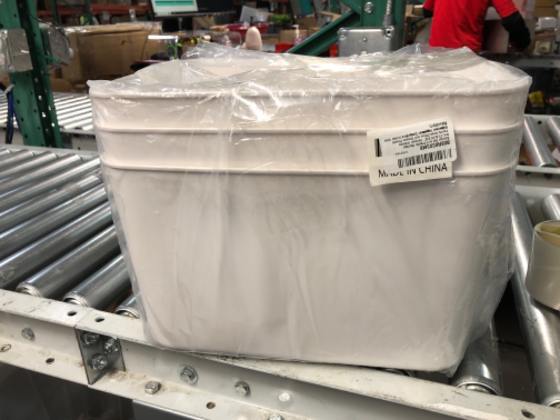 Photo 1 of ***MINOR DAMAGE*ONE CONTAINER IS BENT*PICTURED***
 Set of 3 Plastic Storage Bin,13.4x10.2x8'' 