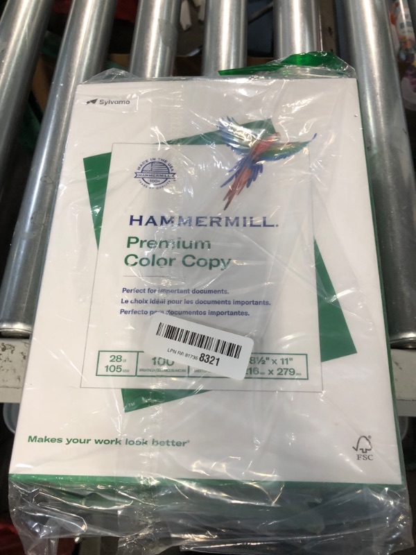 Photo 2 of Hammermill Printer Paper, Premium Color Copy Paper, 8.5 x 11 - 1 ream 500 sheets 