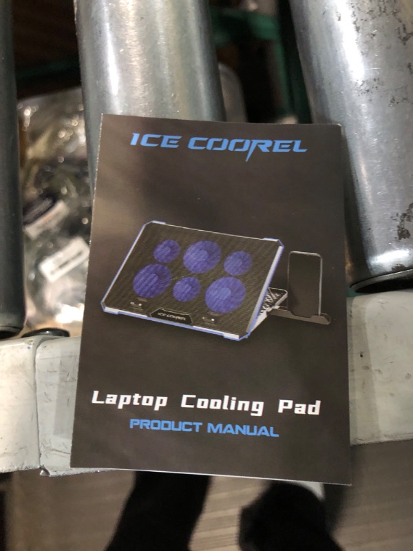 Photo 4 of ICE COOREL Laptop Cooling Pad with 6 Cooling Fans for 14-17 Inch