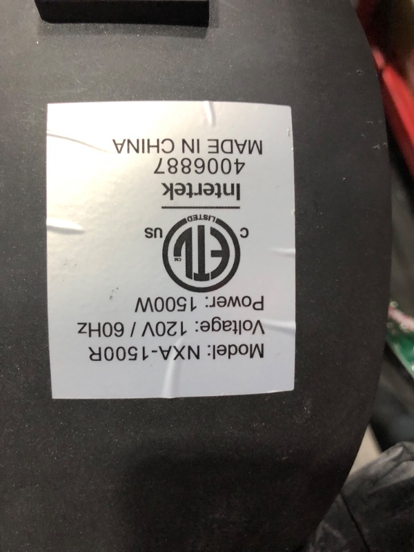 Photo 4 of ***DAMAGED - NOT FUNCTIONAL - FOR PARTS ONLY - NONREFUNDABLE - SEE COMMENTS***
Outdoor Heaters, 2s Heating Electric Infrared Patio Heaters with Remote, 24H Timer, 3 Heat Levels