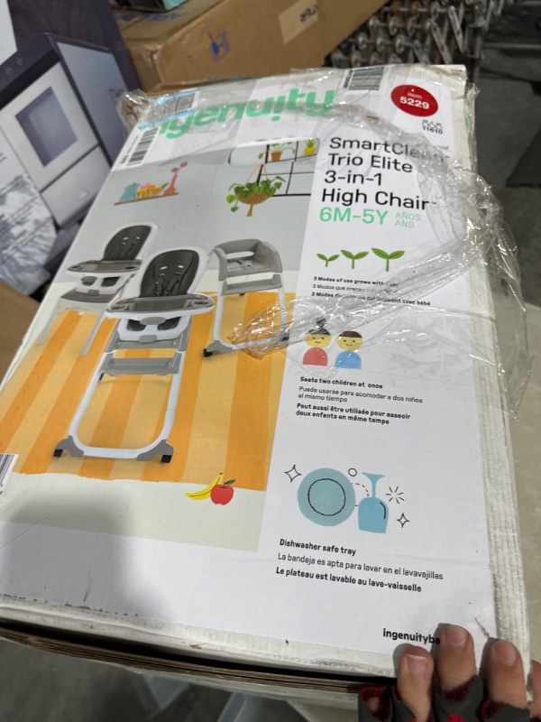 Photo 7 of ***READ NOTES***Ingenuity SmartClean Trio Elite 3-in-1 Convertible Baby High Chair, 