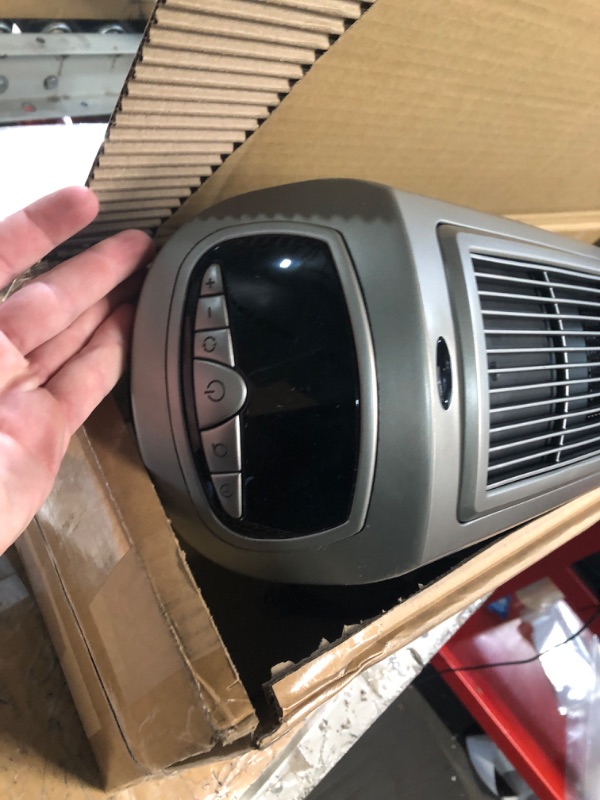 Photo 3 of Lasko 1500W Digital Ceramic Space Heater with Remote, 755320, Silver