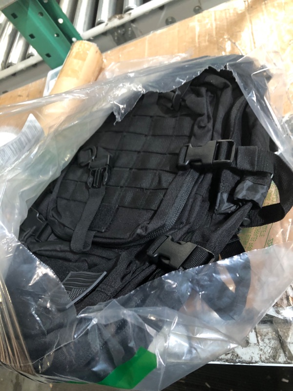 View 3 of REEBOW TACTICAL Military Backpack 3 Day Assault Pack Army Molle Bag Backpacks Black