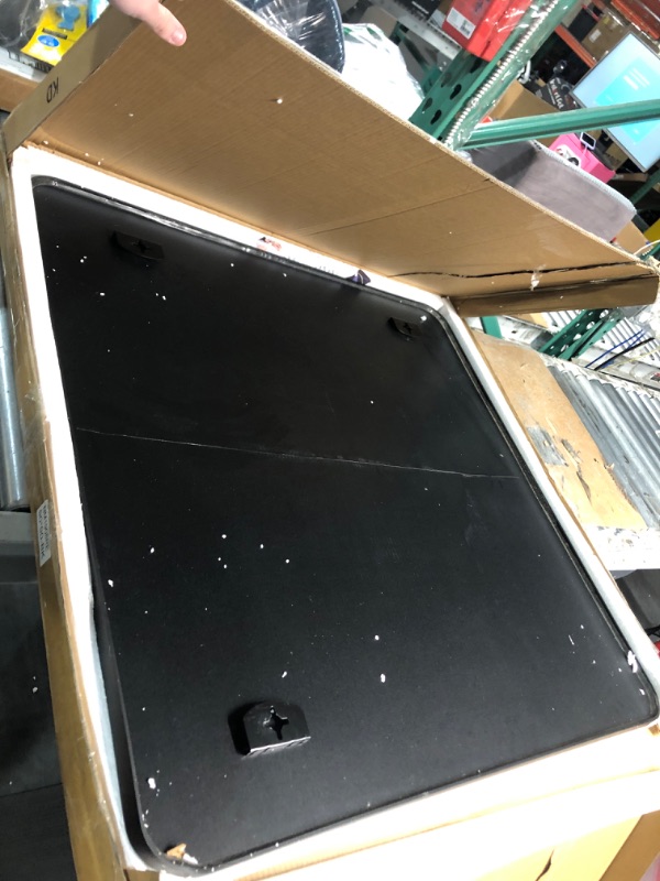 Photo 1 of ***SLIGHTY SCRATCED ON THE BACK****
DESBING Black Bathroom Mirror, 30" x 40" Wall Mirror with Metal Frame