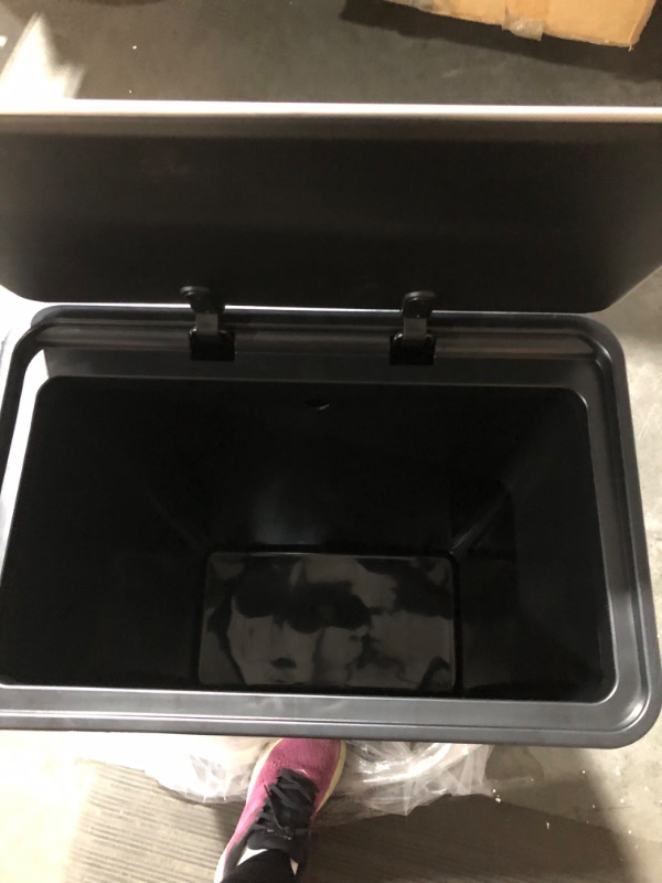 Photo 3 of **READ NOTES BELOW***Kohler 13 Gallon Hands-Free Kitchen Step, Trash Can with Foot Pedal, Quiet-Close Lid, Stainless Steel Stainless Steel Step Can