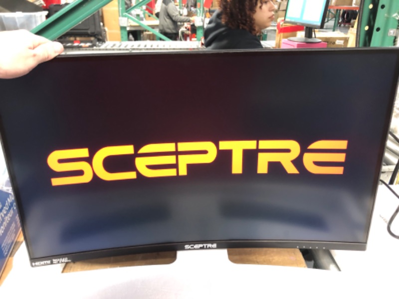 Photo 2 of Sceptre 27-inch Curved Gaming Monitor up to 240Hz DisplayPort HDMI 1ms