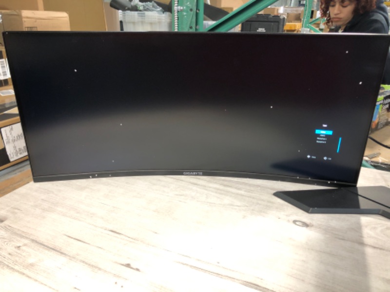 Photo 1 of GIGABYTE G34WQC A 34" 144Hz Ultra-Wide Curved Gaming Monitor
***MISSING HARDWARE****