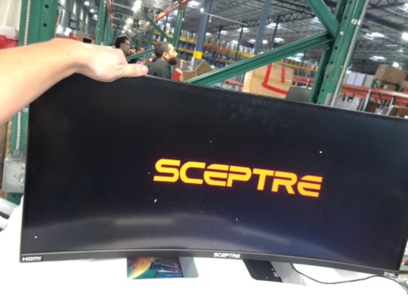 Photo 2 of ***SEE NOTE*** Sceptre 34-Inch Curved Ultrawide WQHD Monitor 3440 x 1440 R1500 up to 165Hz 