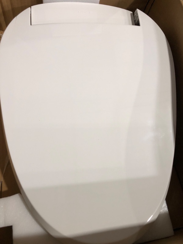 Photo 4 of * used * damaged * see images *
KOHLER Elongated Heated Bidet Toilet Seat