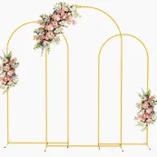 Photo 1 of ***STOCK PHOTO FOR REFRENCE ONLY****
Golden metal arches 
