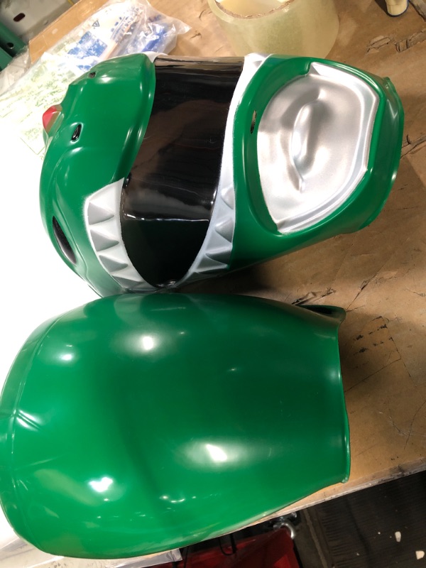 Photo 2 of Disguise Costumes Mens Power Rangers Green  Helmet