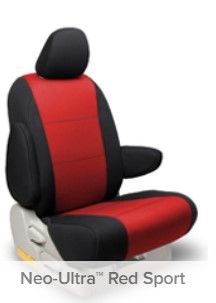 Photo 1 of (READ FULL POST) NEO-ULTRA RED BACK SEAT COVERS (2) CLOTH COVERS 
