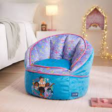 Photo 1 of Disney Encanto Blue Polyester Bean Bag with the Madrigal Family SMALL 