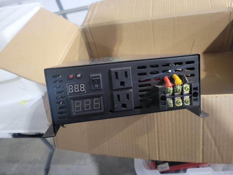 Photo 5 of [FOR PARTS, READ NOTES] NONREFUNDABLE
WZRELB 5000W 48V 120V Pure Sine Wave Power Inverter with 2 AC Outlets,Car Inverter