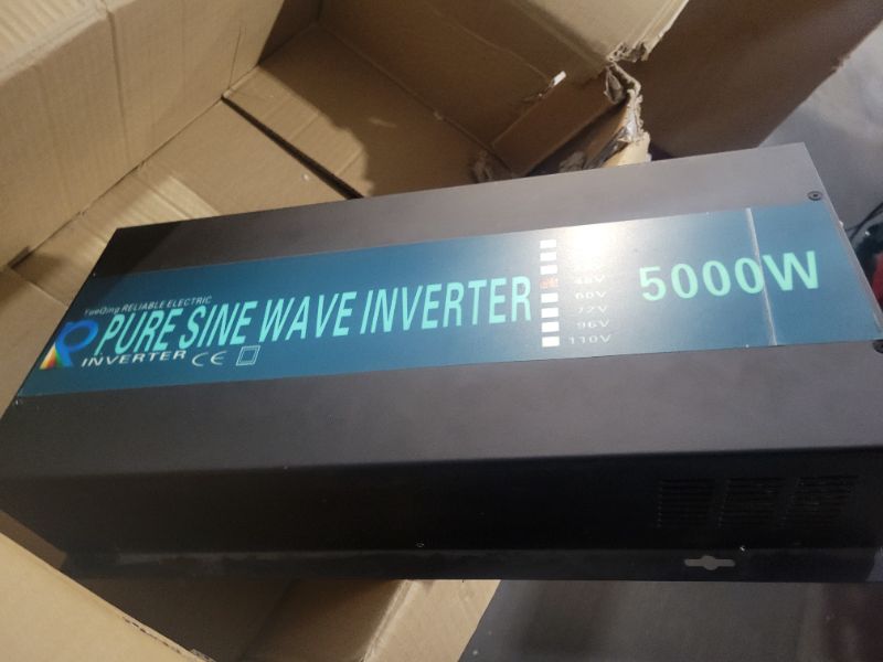 Photo 4 of [FOR PARTS, READ NOTES] NONREFUNDABLE
WZRELB 5000W 48V 120V Pure Sine Wave Power Inverter with 2 AC Outlets,Car Inverter