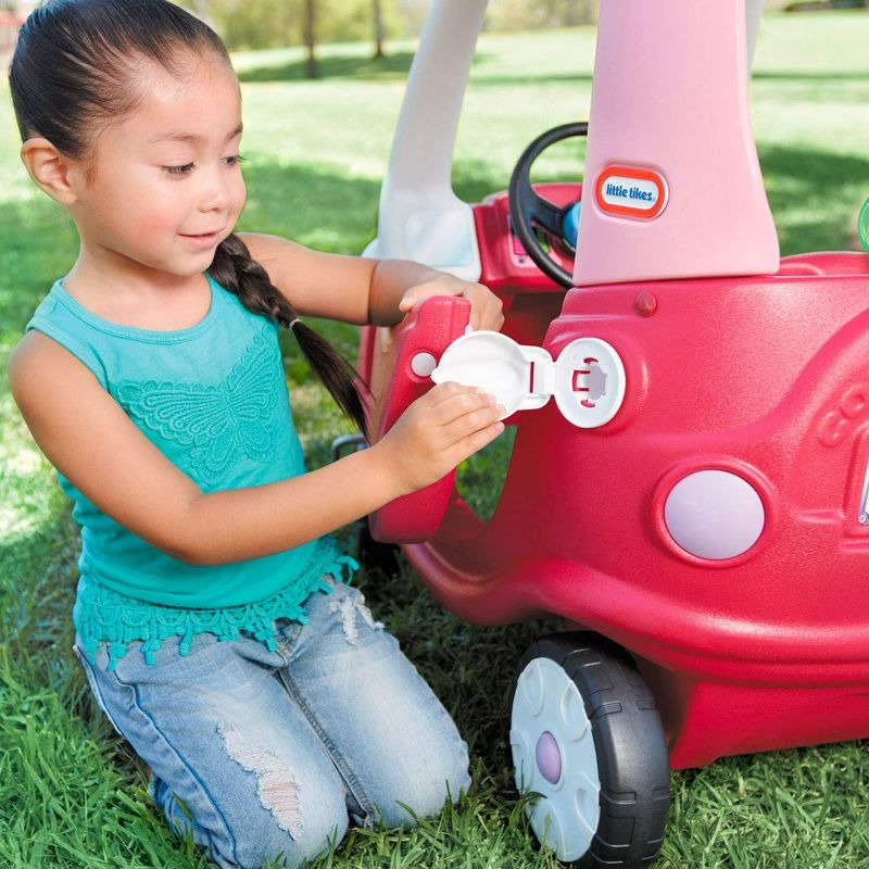 Photo 4 of (READ FULL POST) Little Tikes Princess Cozy Coupe, Princess Coupe Colorful, 33.5 Inch