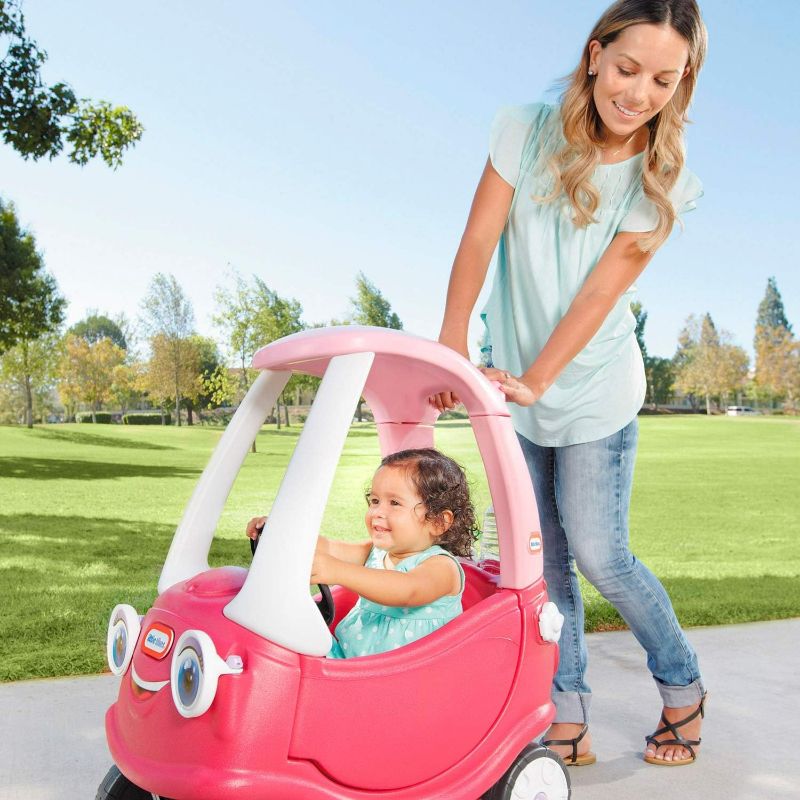 Photo 3 of (READ FULL POST) Little Tikes Princess Cozy Coupe, Princess Coupe Colorful, 33.5 Inch