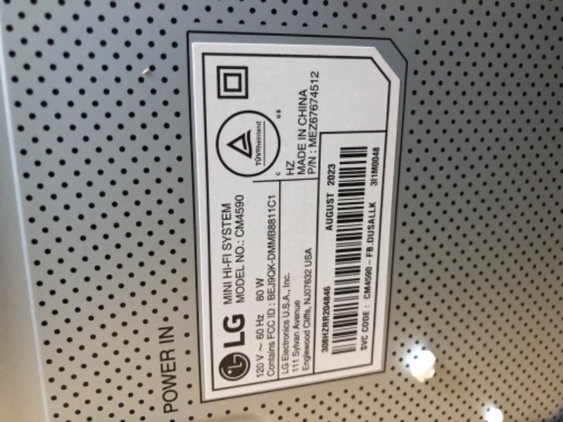 Photo 1 of LG CM4590 XBOOM XBOOM Bluetooth Audio System with 700 Watts Total Power,Black