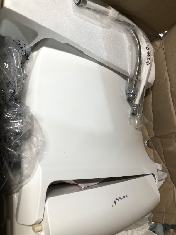 Photo 2 of *** PARTS ONLY ***
***USED - ACCESSORIES AND HARDWARE MISSING - UNABLE TO TEST***
SmartBidet SB-2000 Electric Bidet Seat for Round Toilets - Electronic Heated