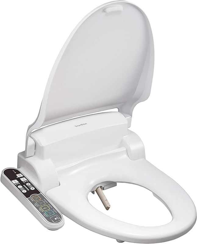 Photo 1 of *** PARTS ONLY ***
***USED - ACCESSORIES AND HARDWARE MISSING - UNABLE TO TEST***
SmartBidet SB-2000 Electric Bidet Seat for Round Toilets - Electronic Heated