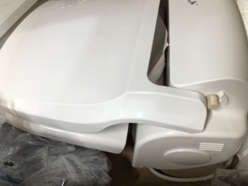 Photo 4 of *** PARTS ONLY ***
***USED - ACCESSORIES AND HARDWARE MISSING - UNABLE TO TEST***
SmartBidet SB-2000 Electric Bidet Seat for Round Toilets - Electronic Heated