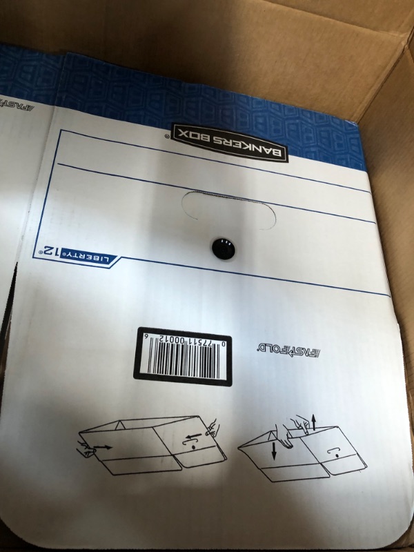 Photo 3 of Bankers Box LIBERTY Heavy-Duty Storage Boxes, FastFold, String and Button, Legal, 