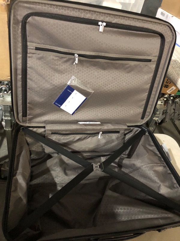 Photo 8 of ***missing wheels***
***combination is 000***
Samsonite Freeform Hardside Expandable Checked-Medium 24-Inch, Black 