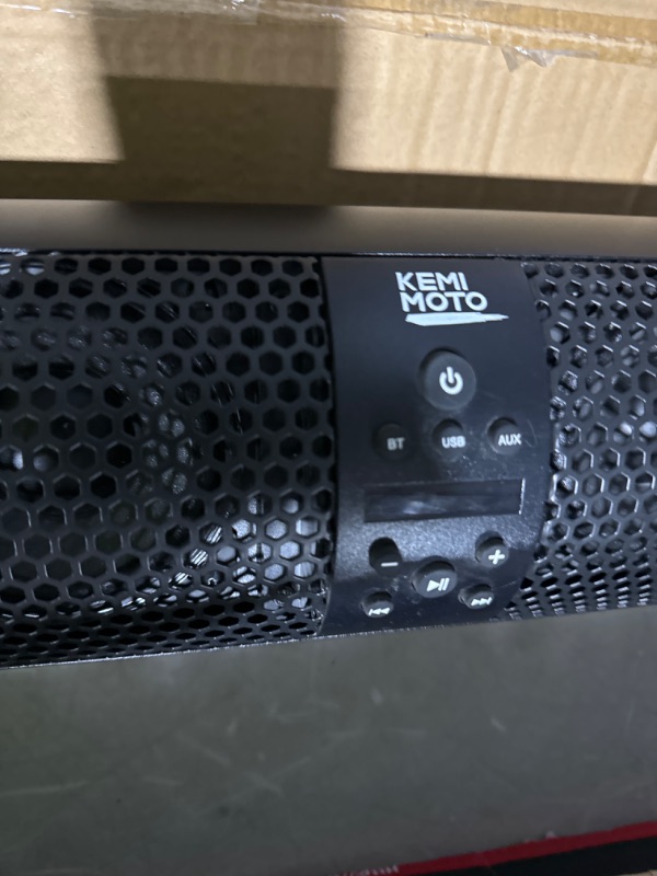 Photo 3 of **PARTS ONLY/SALE FINAL**
**NON-REFUNDABLE** // **SALE FINAL****PARTS ONLY READ NOTES***kemimoto UTV Sound Bar SXS Speaker Wireless Control Bluetooth C for 1.56"- 2.25" Roll Cage