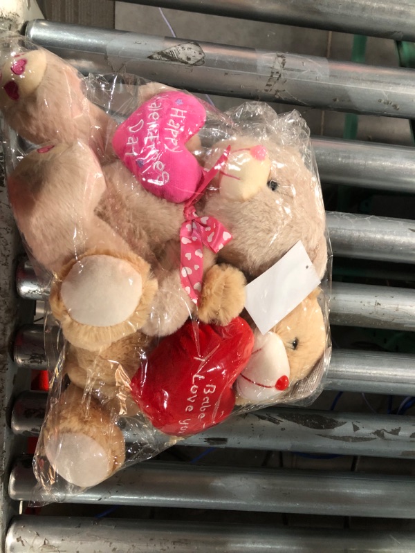 Photo 1 of 10" Valentine's Day Valentines Gift for Children Kids, Girlfriend, Boyfriend, Plush Stuffed Animal (Bear ?Happy Valentine Day)