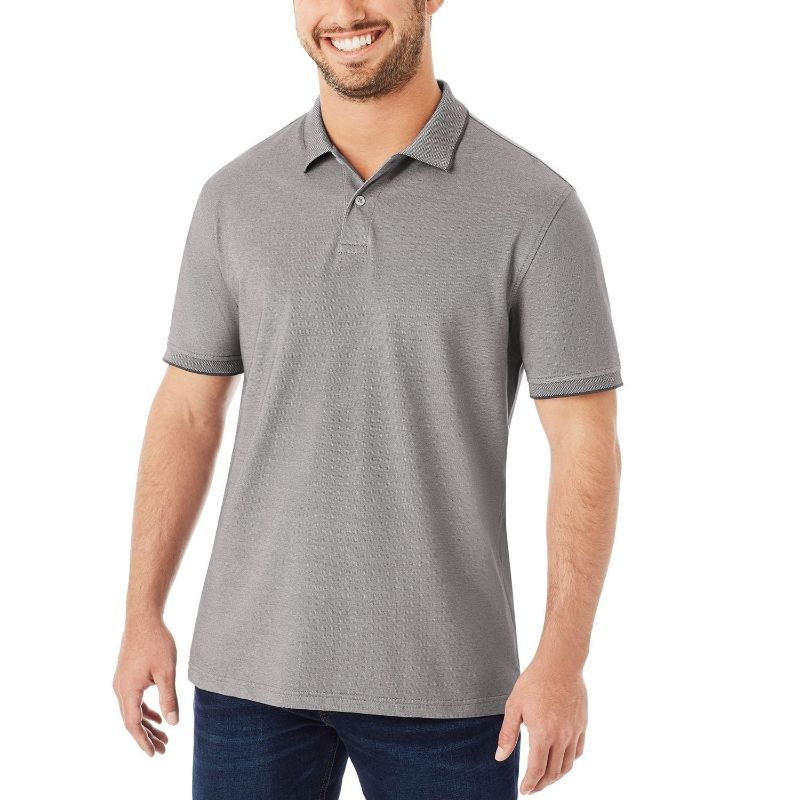 Photo 1 of Member's Mark Cotton Pique Polo XX-Large Charcoal Grey Heather