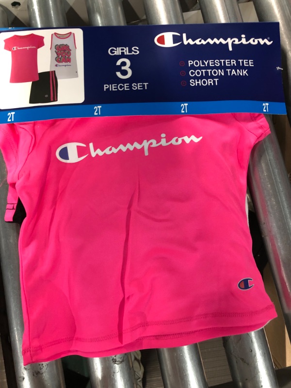 Photo 1 of GIRLS CHAMPION 3 PIECE SET 2T