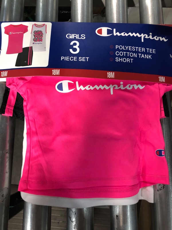 Photo 1 of CHAMPION GIRLS 3 PIECE SET SIZE 18MNTHS