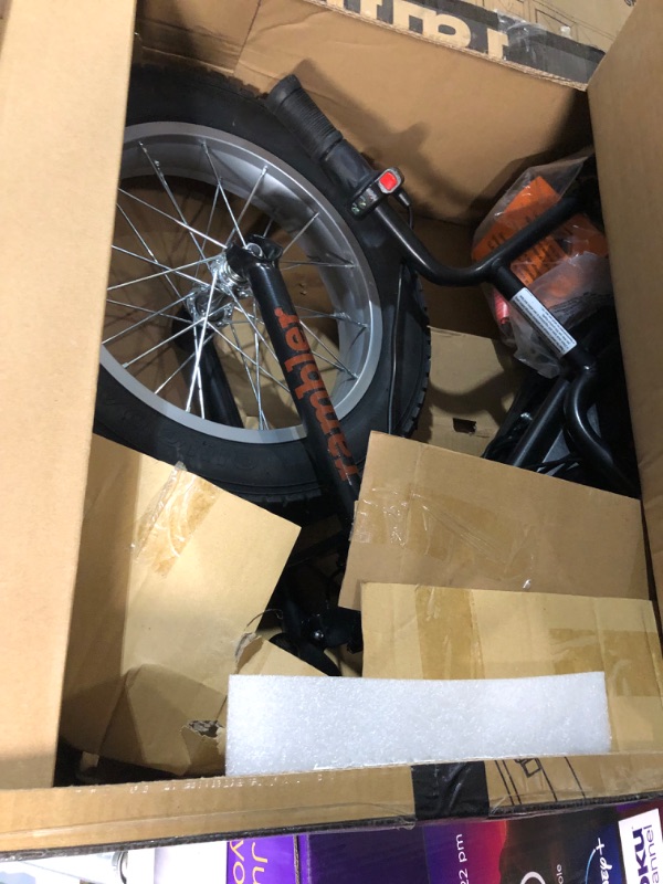 View 4 of Razor Rambler 16 – 36V Electric Minibike with Retro Style, Up to 15.5 MPH, Up to 11.5 Miles Range, Wide, Rugged 16" Air-Filled Tires, Powerful 350 Watt Hub-Driven Motor Black Minibike