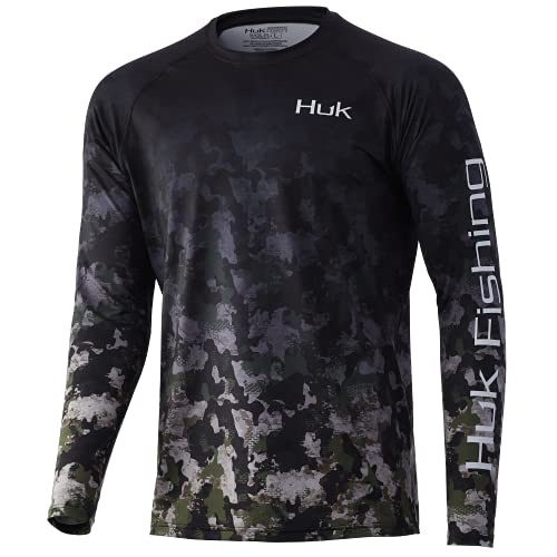 Photo 1 of HUK Men's Standard Pattern Pursuit Long Sleeve Performance Shirt M